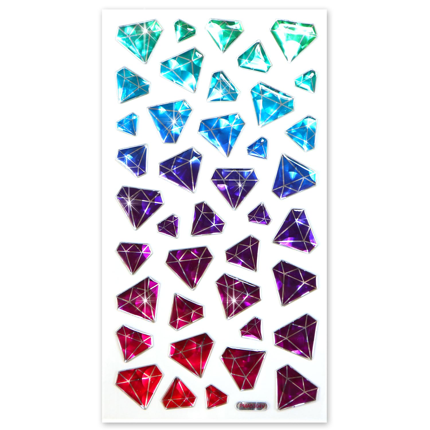 Amazon.co.jp: ご褒美シール 3D ダイヤモンド ミックス 立体